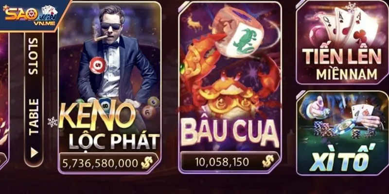 bầu cua tôm cá