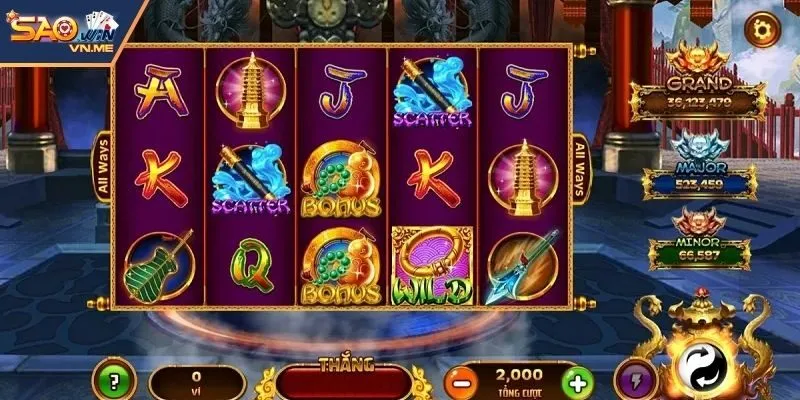 Các biểu tượng thường thấy trong nổ hũ Tây Du Thần Khí